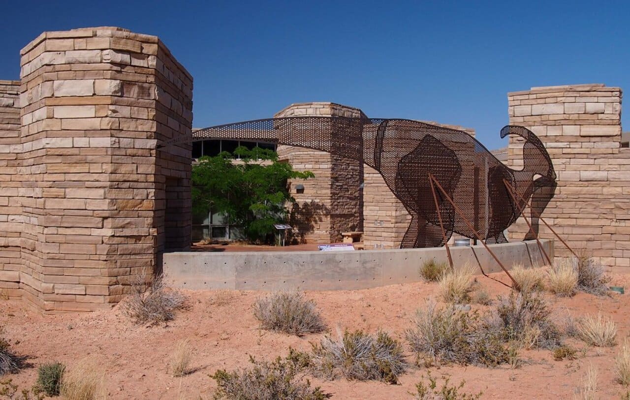 Big Water Visitor Center - Photo by McGhiever, CC BY-SA 4.0, via Wikimedia Commons