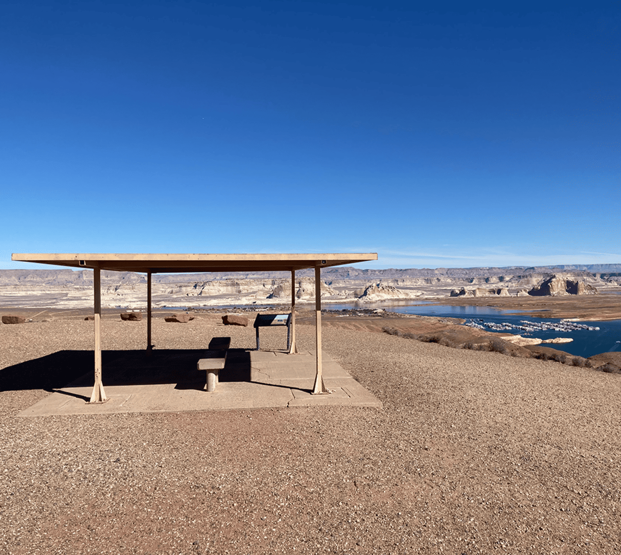 Wahweap Overlook - Photo by BLMUtah, Public Domain, via Wikimedia Commons